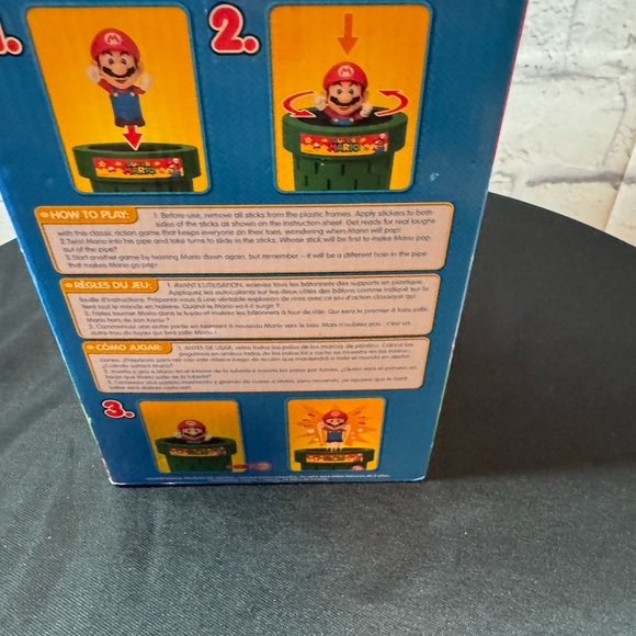 Super Mario Video Game Red and Blue Console - Picture 4 of 6